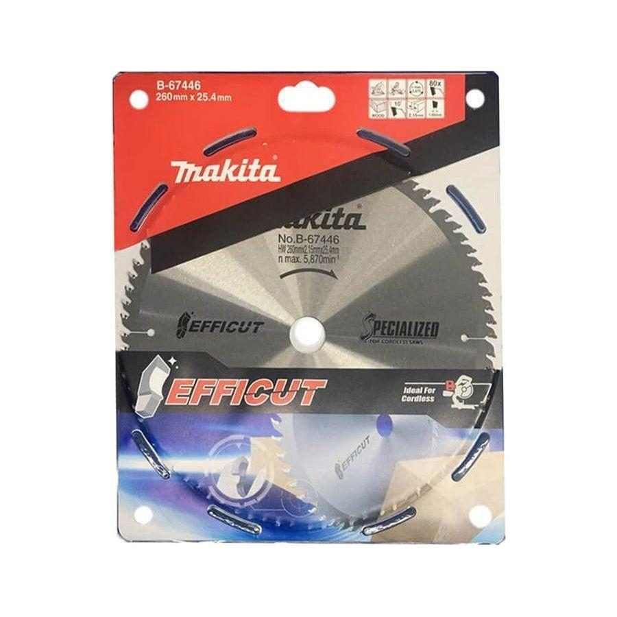 Makita Makita B-67446 Circular Saw Blade 10" X 80T For Wood, Power Tools Bits, Blades & Discs — Southend Philippines