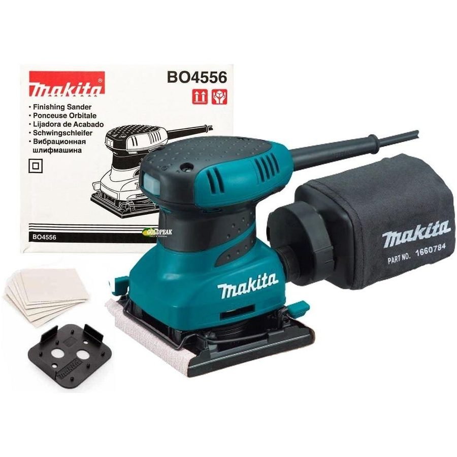 Makita Makita BO4556 1/4 Sheet Finishing Sander 112x102mm 200W, Power Tools Sanders — Southend Philippines