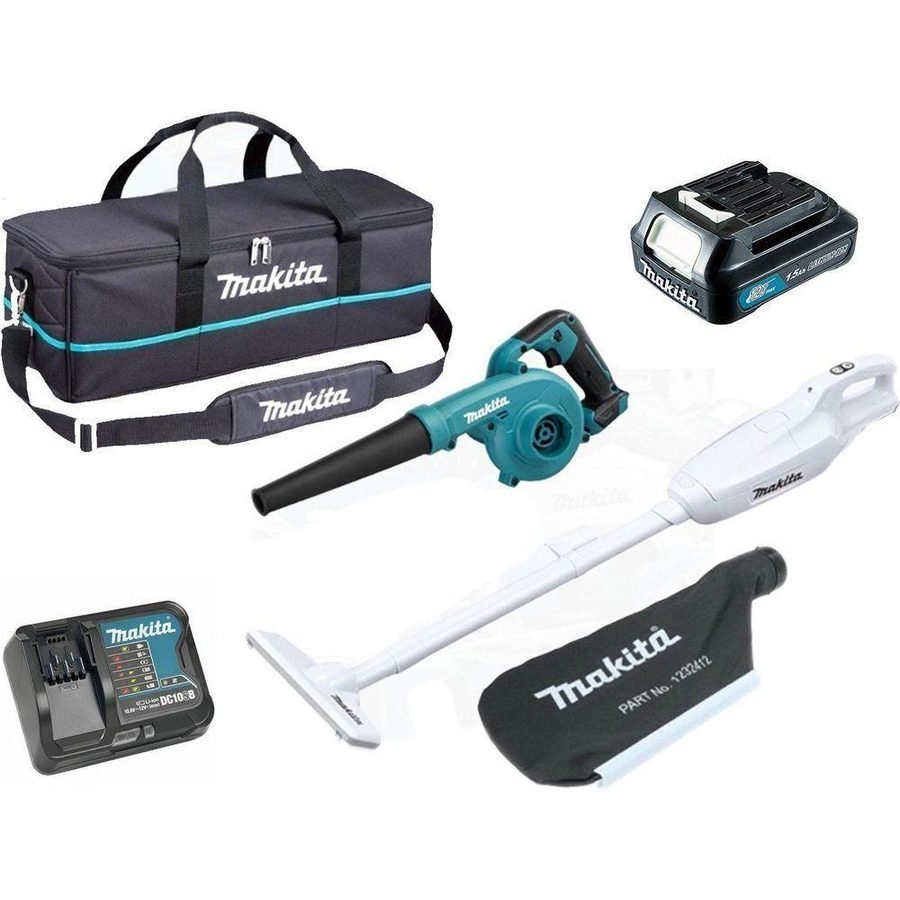 Makita Makita CLX246SX1 12V Cordless Combo Kit (Vacuum X Air Blower) (CXT), Power Tools Blowers & Vacuums — Southend Philippi
