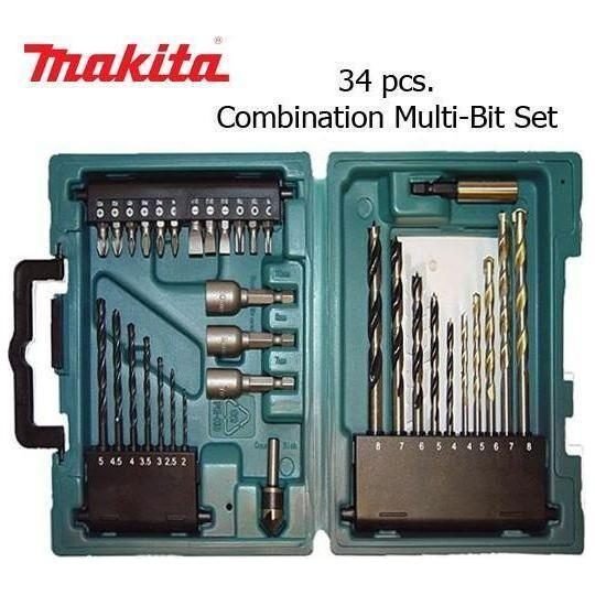 Makita D-36980 34 Piece Combination Drill Bit Set