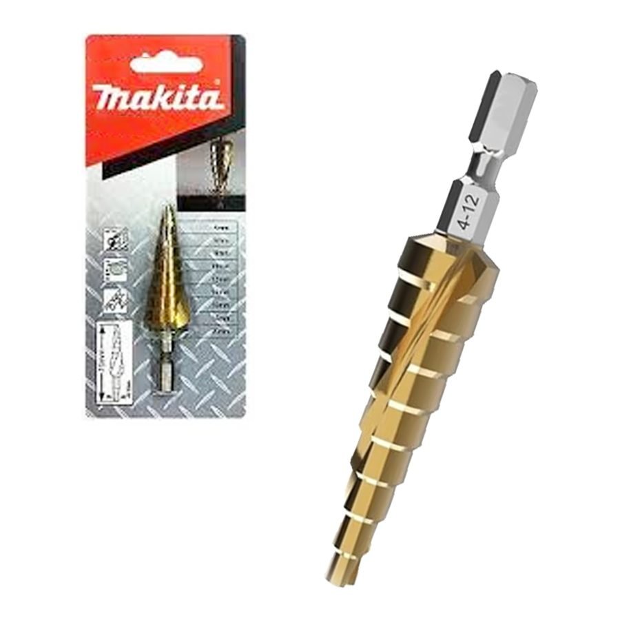 Makita Makita D-46436 Step Drill Bit 1/4" 4-12mm, Power Tools Bits, Blades & Discs — Southend Philippines