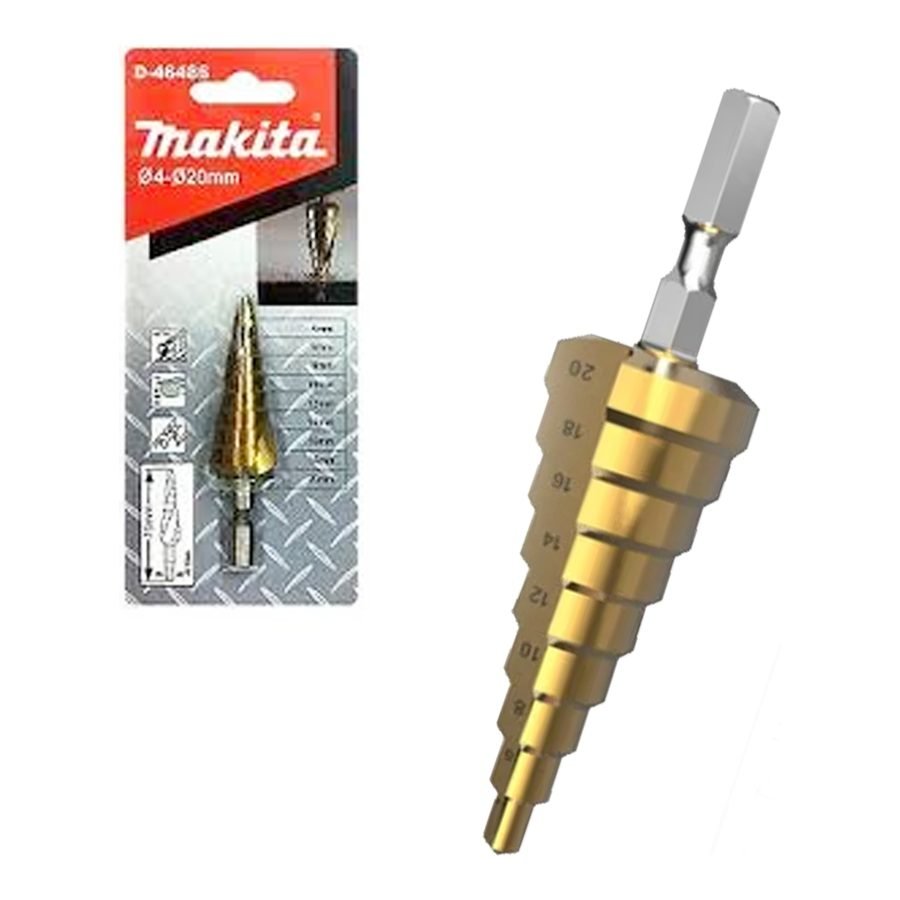 Makita Makita D-46442 Step Drill Bit 1/4" 4-20mm, Power Tools Bits, Blades & Discs — Southend Philippines