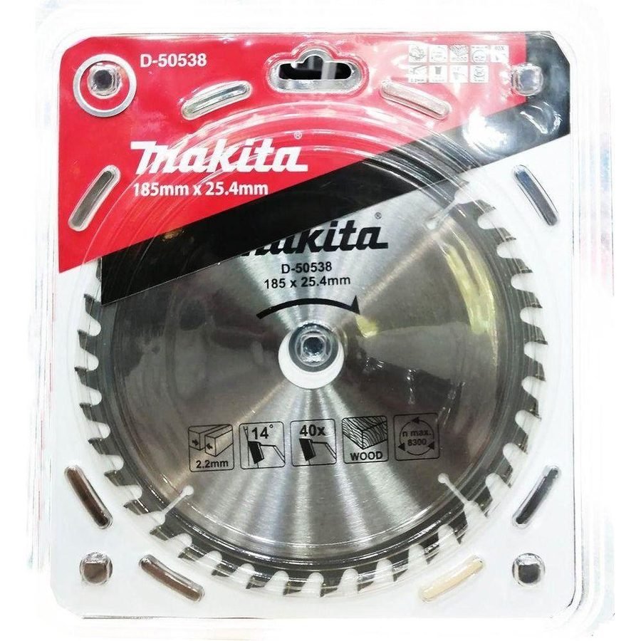 Makita Makita D-50538 Circular Saw Blade 7-1/4" X 40T For Wood, Power Tools Saws — Southend Philippines