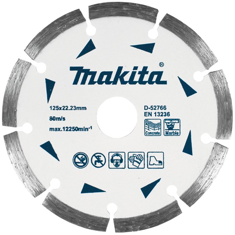 Makita Makita D-52766 Diamond Cut Off Wheel 5" Segmented (Dry), Power Tools Bits, Blades & Discs — Southend Philippines