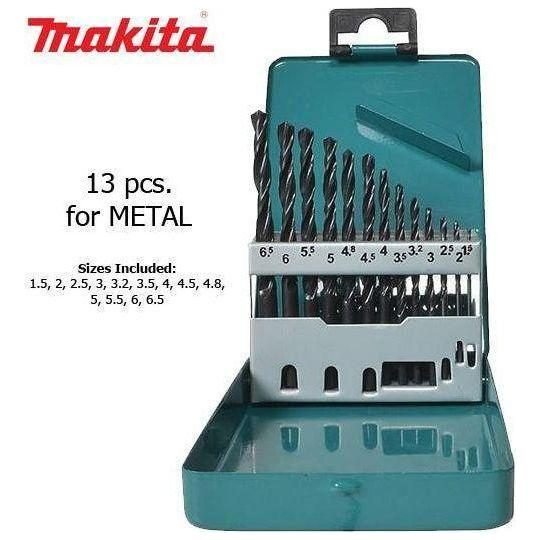 Makita Makita D-54075 HSS-R Metal Drill Bit Set 13 Pcs., Power Tools Bits, Blades & Discs — Southend Philippines