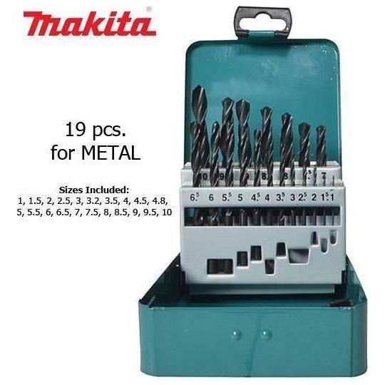 Makita Makita D-54081 HSS-R Metal Drill Bit Set 19pcs., Power Tools Drills & Drivers — Southend Philippines