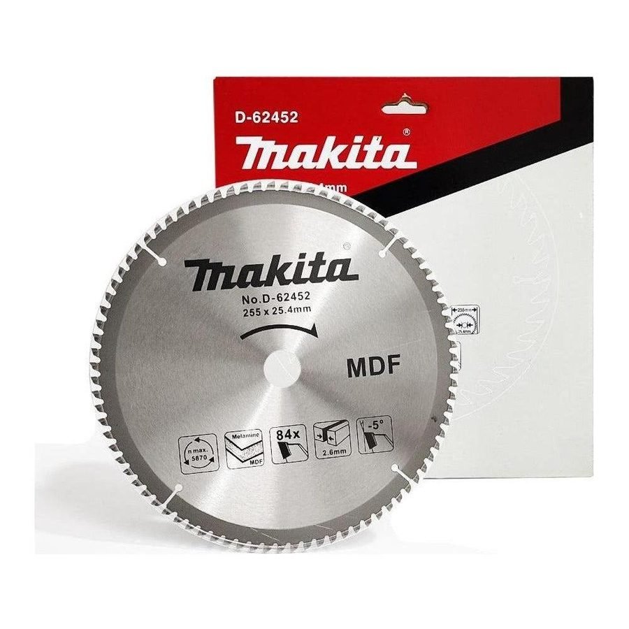 Makita Makita D-62452 Circular Saw Blade 10" X 84T For MDF, Power Tools Bits, Blades & Discs — Southend Philippines
