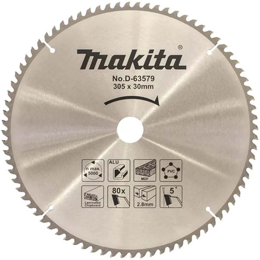 Makita Makita D-63579 Circular Saw Blade Multi Material 12" 80T, Power Tools Bits, Blades & Discs — Southend Philippines