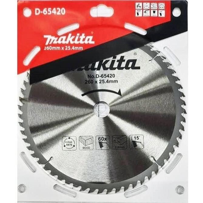 Makita Makita D-65420 Circular Saw Blade 10" X 60T For Wood, Power Tools Saws — Southend Philippines