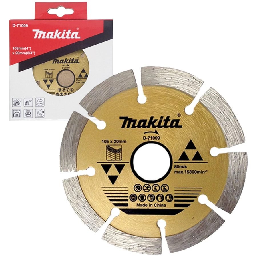 Makita Makita D-71009 Diamond Cutting Disc (Concrete/Stone) 4", Power Tools Bits & Blades — Southend Philippines