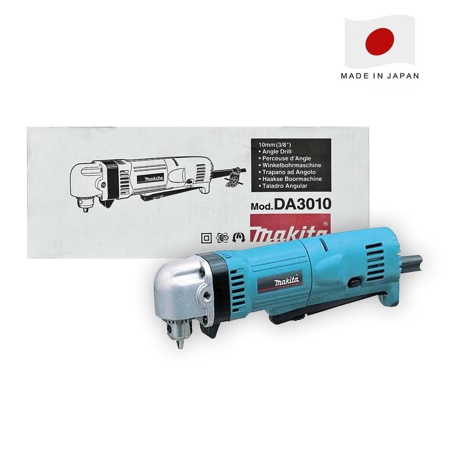 Makita DA3010 450W Angle Drill With Keyed Chunk