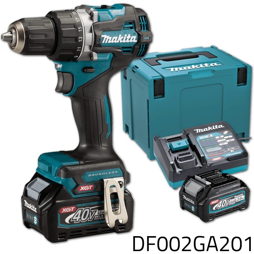 Makita Makita DF002GA201 40V Cordless Brushless Drill (XGT-Series), Power Tools Drills & Drivers — Southend Philippines