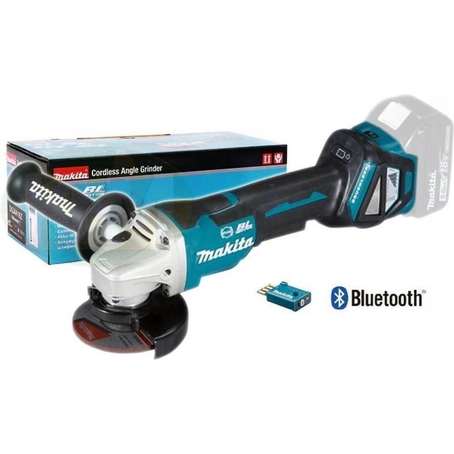 Makita Makita DGA418ZU 18V 100mm Cordless Angle Grinder LXT (Bluetooth) [Bare], Power Tools Grinders — Southend Philippines