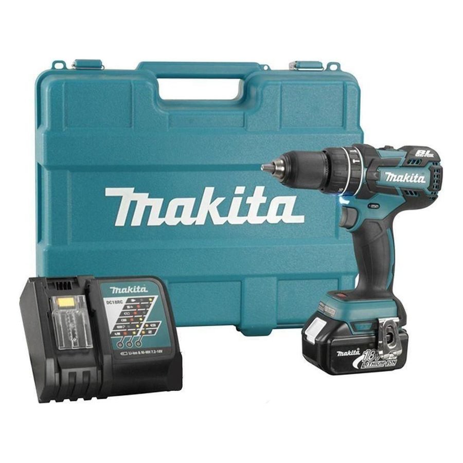 Makita Makita DHP480RFE 18V [LXT-Series] Cordless Brushless Hammer Drill, Power Tools Drills & Drivers — Southend Philippines