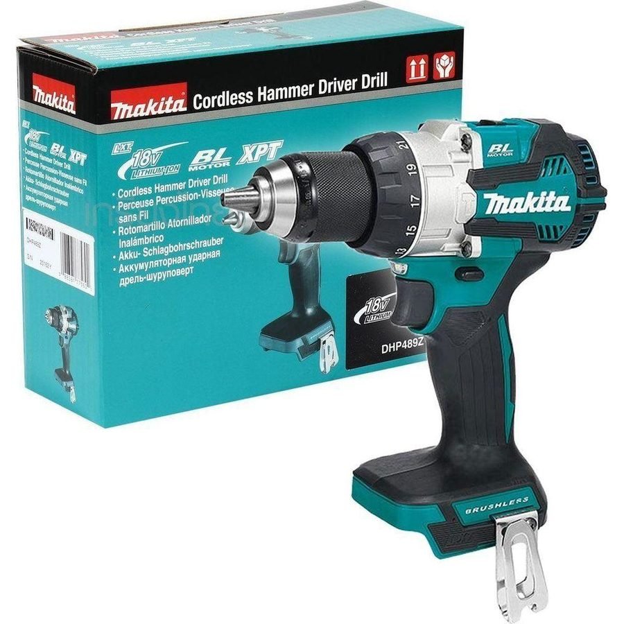 Makita Makita DHP489Z 18V Cordless Brushless Hammer Drill 13mm (LXT) [Bare], Power Tools Drills & Drivers — Southend Philippi