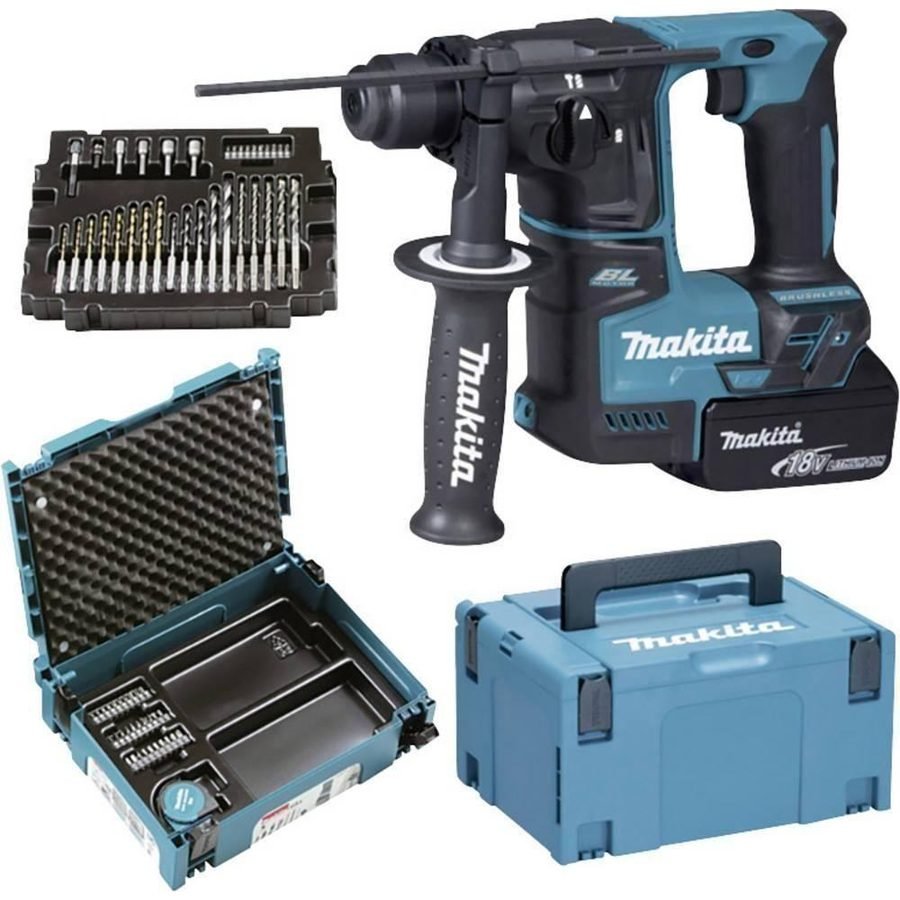 Makita Makita DHR171FJX1 18V 17mm SDS-PLUS Cordless Brushless Rotary Hammer (LX, Power Tools Rotary & Demolition Hammers — So