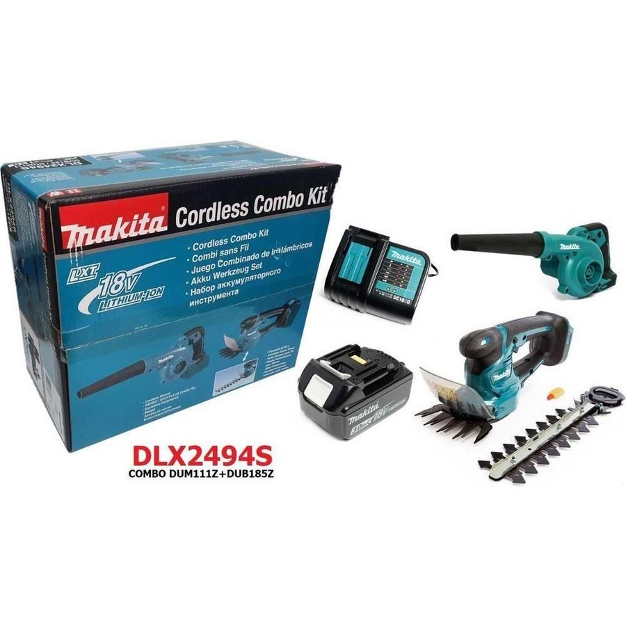 Makita DLX2494S 18V Cordless Combo DUM11Z + DUB185Z Kit Set [Grass Trimm