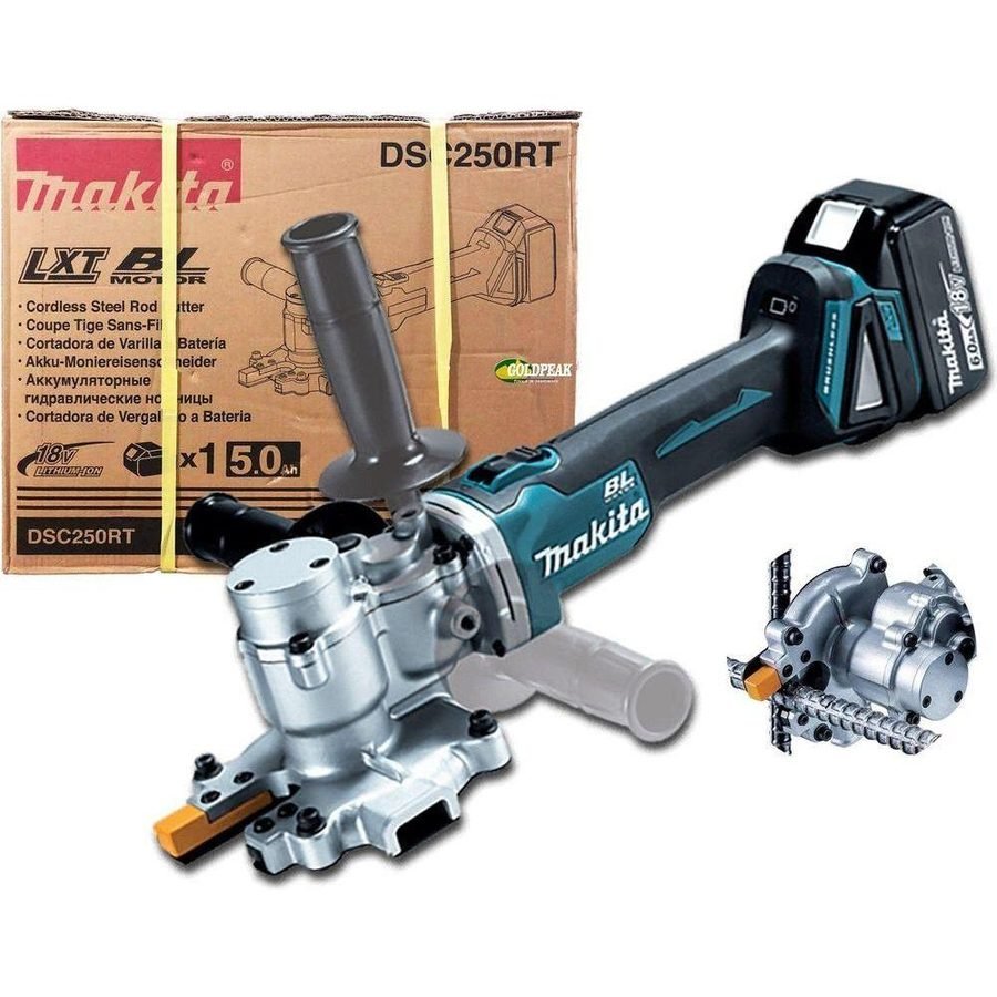 Makita Makita DSC250RT 18V Cordless Brushless Steel Rod Bar Cutter (LXT-Series), Power Tools Batteries & Chargers — Southend
