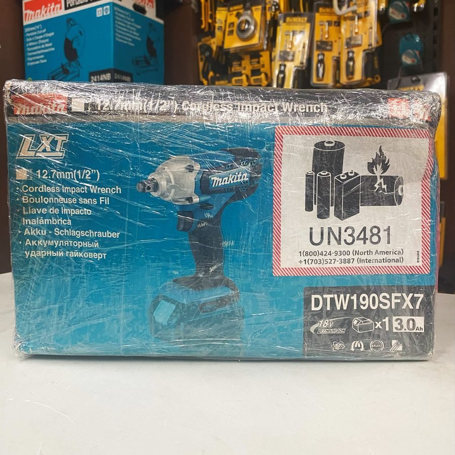 Makita Makita DTW190SFX7 18V Cordless Impact Wrench (LXT-Series) (Damaged Box), Power Tools Drills & Drivers — Southend Phili
