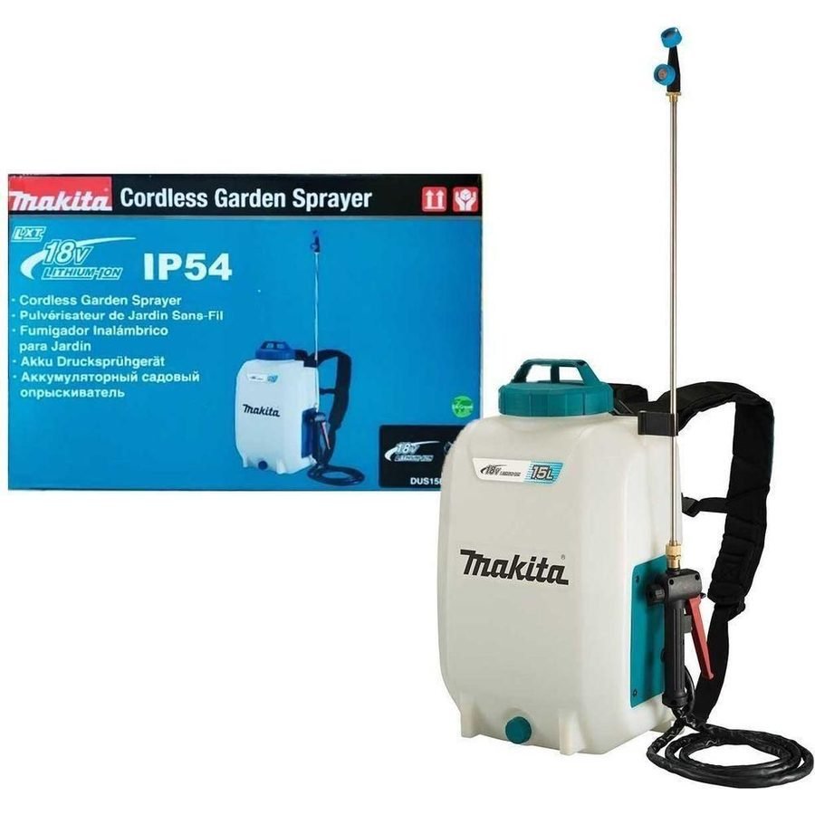 Makita DUS158Z Cordless Knapsack Sprayer 15L 18V LXT (Bare)
