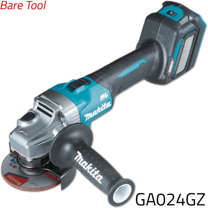 Makita Makita GA024GZ 40V Cordless Angle Grinder (Slide Switch) XGT [Bare Tool], Power Tools Grinders & Polishers — Southend 
