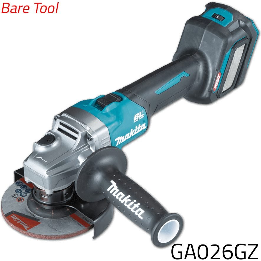 Makita Makita GA026GZ 40V Cordless Angle Grinder (Slide Switch) XGT [Bare Tool], Power Tools Grinders & Polishers — Southend 