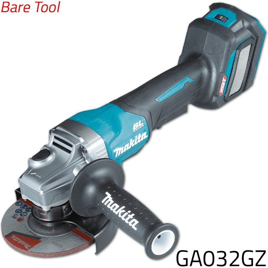 Makita Makita GA032GZ 40V Cordless Angle Grinder (Paddle Switch) XGT, Power Tools Grinders & Polishers — Southend Philippines