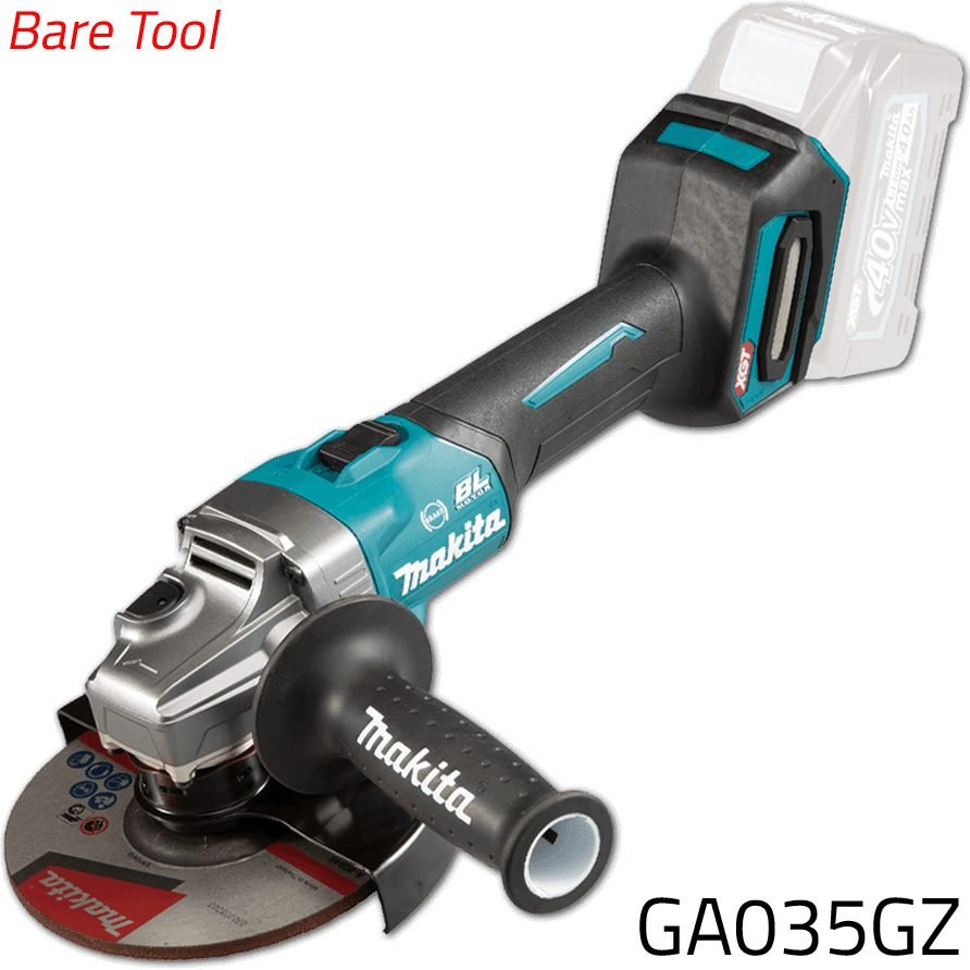 Makita Makita GA035GZ 40V Cordless Angle Grinder (Slide Switch) XGT [Bare Tool], Power Tools Grinders — Southend Philippines