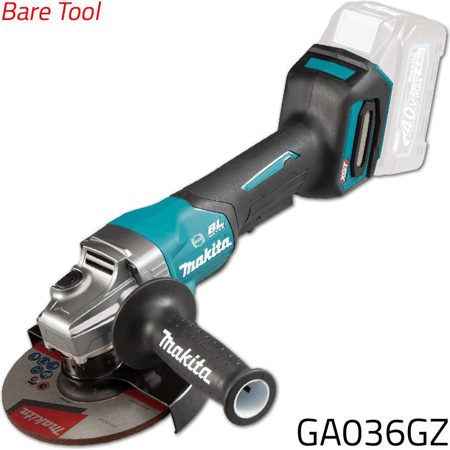 Makita Makita GA036GZ 40V Cordless Angle Grinder (Paddle Switch) XGT [Bare Tool, Power Tools Grinders & Polishers — Southend 
