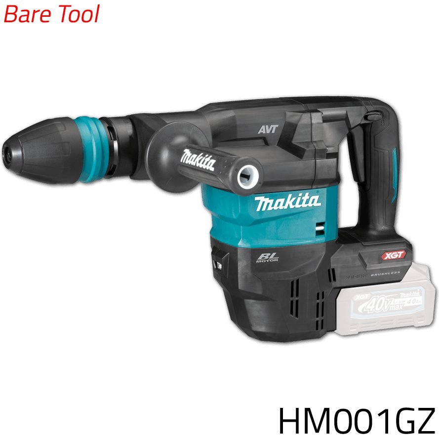 Makita Makita HM001GZ 40V Cordless Chipping Gun / Demolition Hammer XGT (SDS-Ma, Power Tools Rotary & Demolition — Southend P