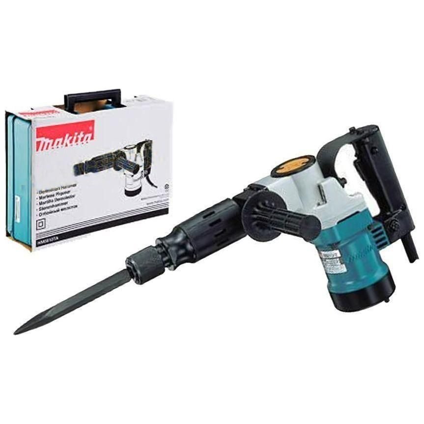 Makita Makita HM0810TA Demolition Hammer / Chipping Gun 17mm Hex 7.6J, Power Tools Rotary & Demolition Hammers — Southend Phi