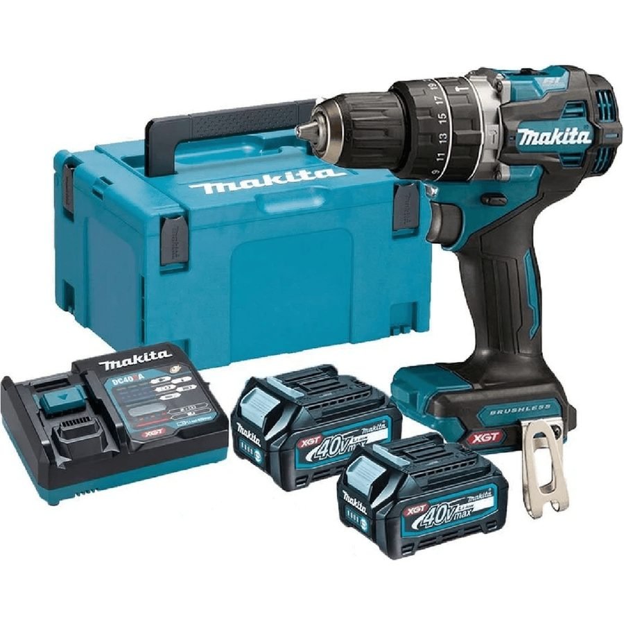 Makita Makita HP002GA201 40V Cordless Brushless Hammer Drill (XGT-Series), Power Tools Drills & Drivers — Southend Philippine