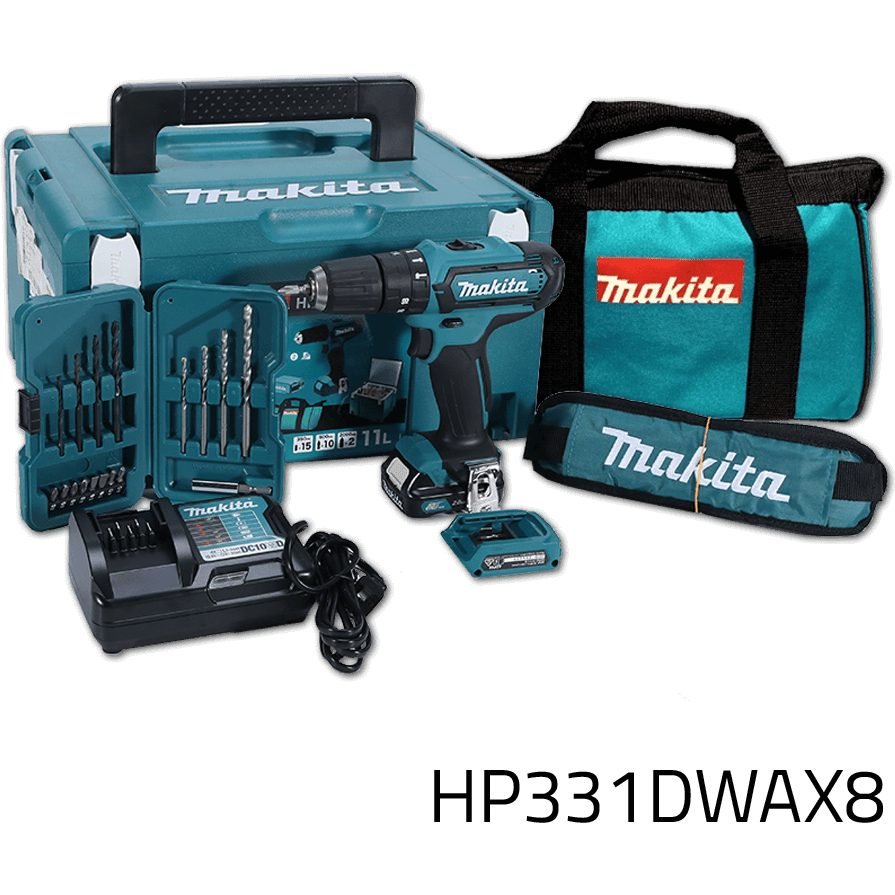 Makita Makita HP331DWAX8 12V Cordless Hammer Drill (CXT-Series), Power Tools Drills & Drivers — Southend Philippines