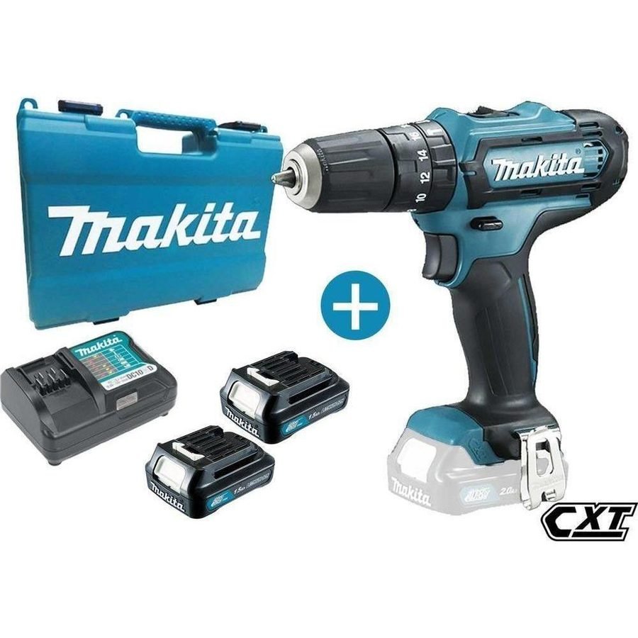 Makita Makita HP333DWYE 12V Cordless Hammer Drill - Driver (CXT-Series), Power Tools Drills & Drivers — Southend Philippines