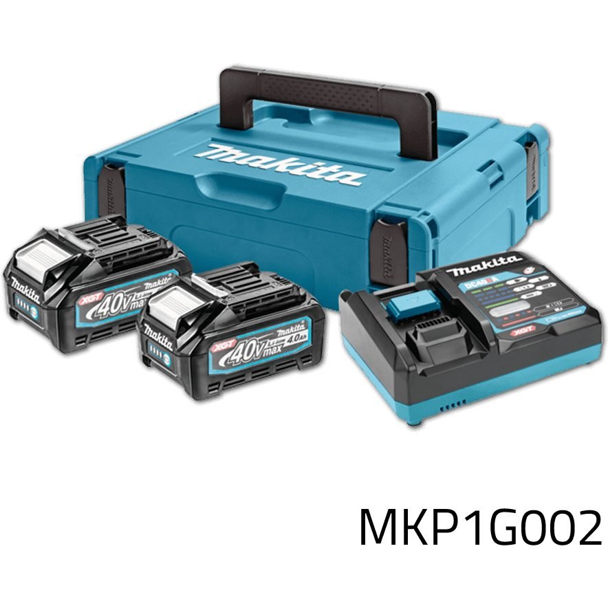 Makita Makita MKP1G002 (191J97-1) 40V Power Source Kit / Battery & Charger Set , Power Tools Batteries & Chargers — Southend