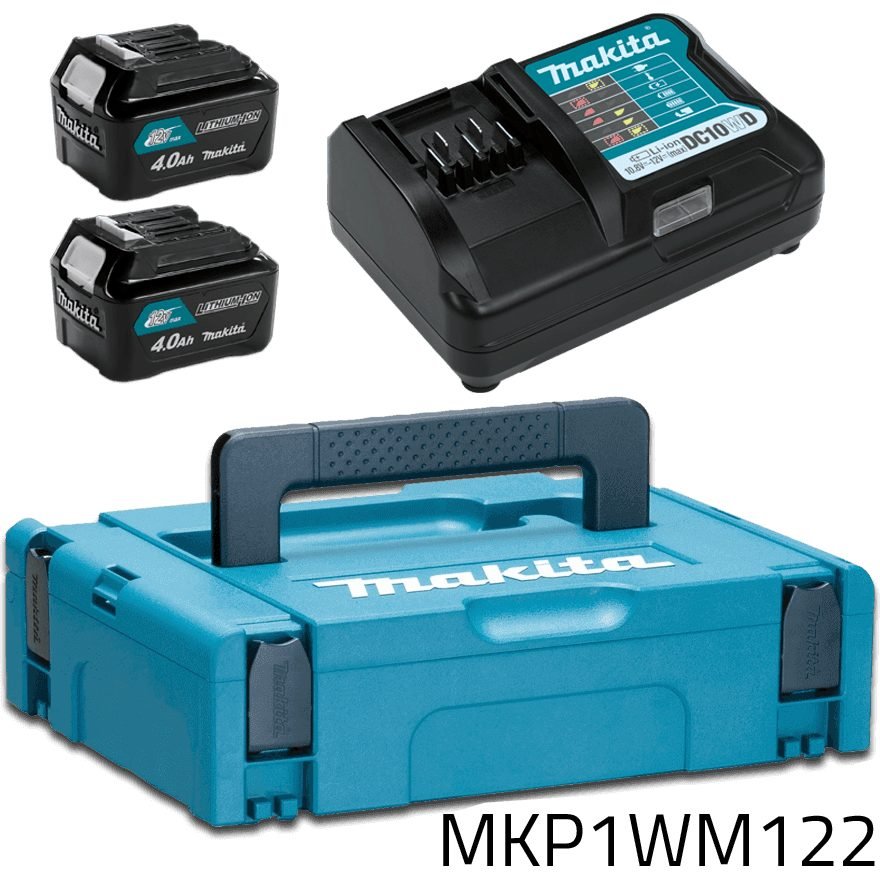 Makita Makita MKP1WM22 Power Source Kit / Battery & Charger Set CXT (197648-8) , Power Tools Batteries & Chargers — Southend 