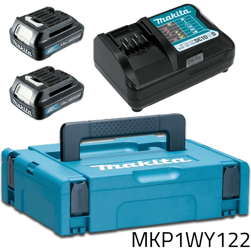 Makita Makita MKP1WY122 Power Source Kit / Battery & Charger Set CXT (197644-6), Power Tools Batteries & Chargers — Southend 