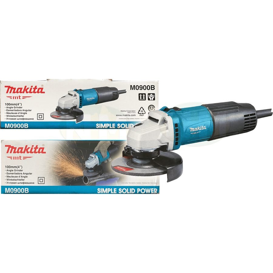 Makita MT M0900B Angle Grinder 4" 540W (Top Slide Switch)