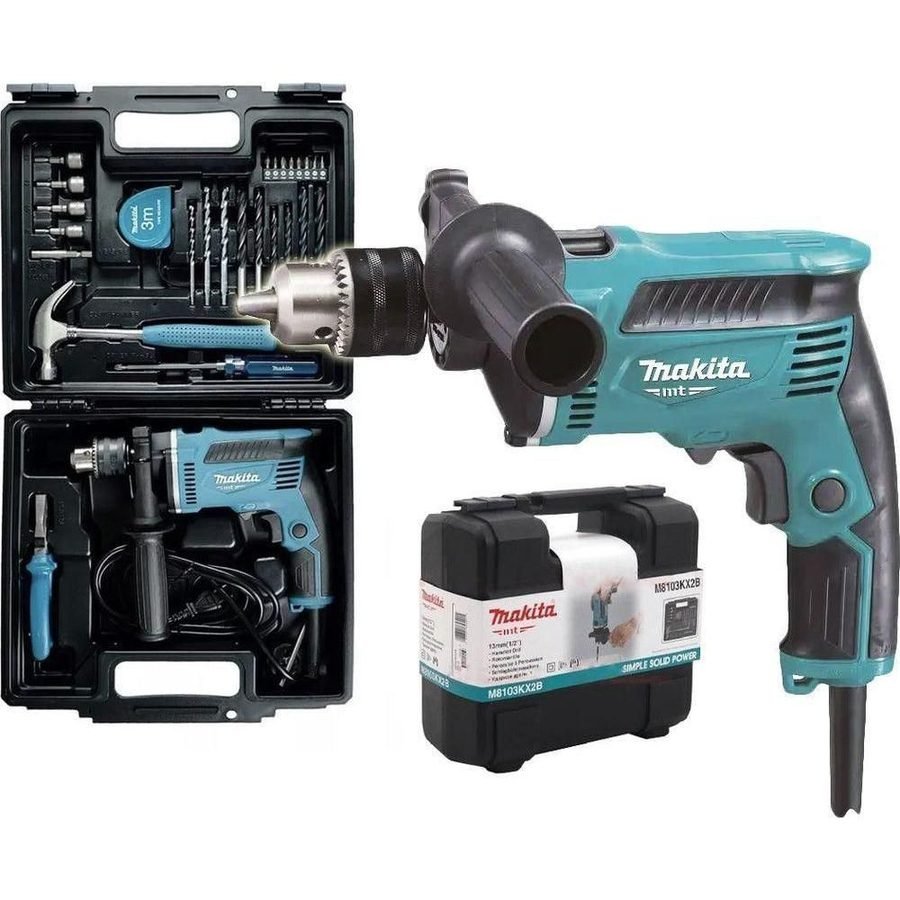 Makita Makita MT M8103KX2B Hammer Drill 1/2" 430W, Power Tools Drills & Drivers — Southend Philippines