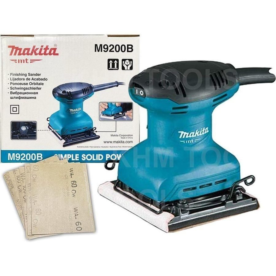 Makita MT M9200B Finishing Sander 112x102mm 180W