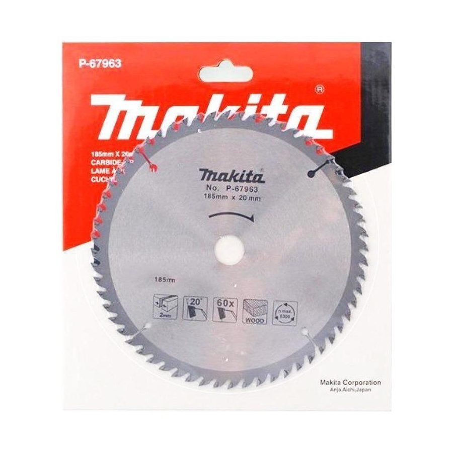 Makita Makita P-67963 Circular Saw Blade 7-1/4" X 60T For Wood, Power Tools Bits, Blades & Discs — Southend Philippines