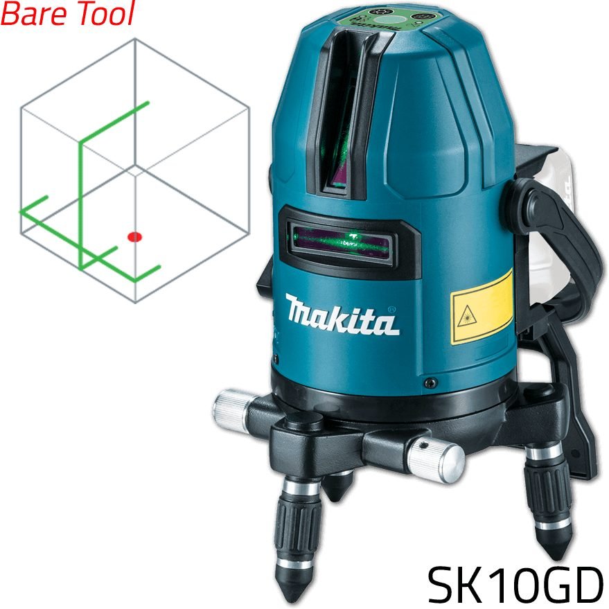 Makita Makita SK10GDZ 12V Cordless Line Laser Level CXT (Green Laser) [Bare], Power Tools — Southend Philippines
