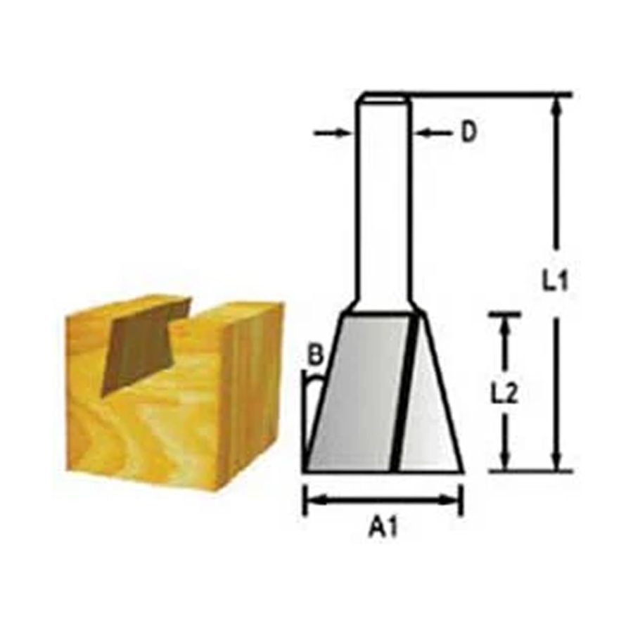 Makita TCT Dove Router Bit