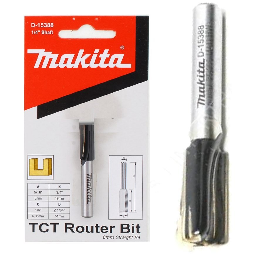 Makita TCT Router Straight Bit