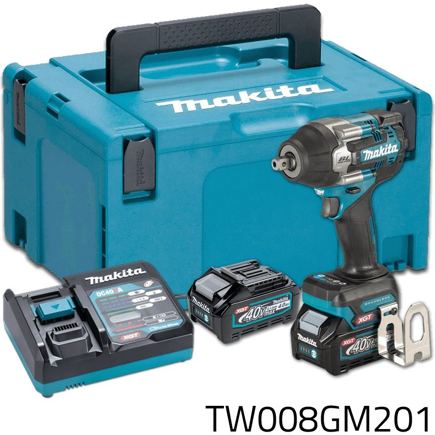 Makita Makita TW008GM201 40V Cordless Impact Wrench 760Nm XGT, Power Tools Drills & Drivers — Southend Philippines