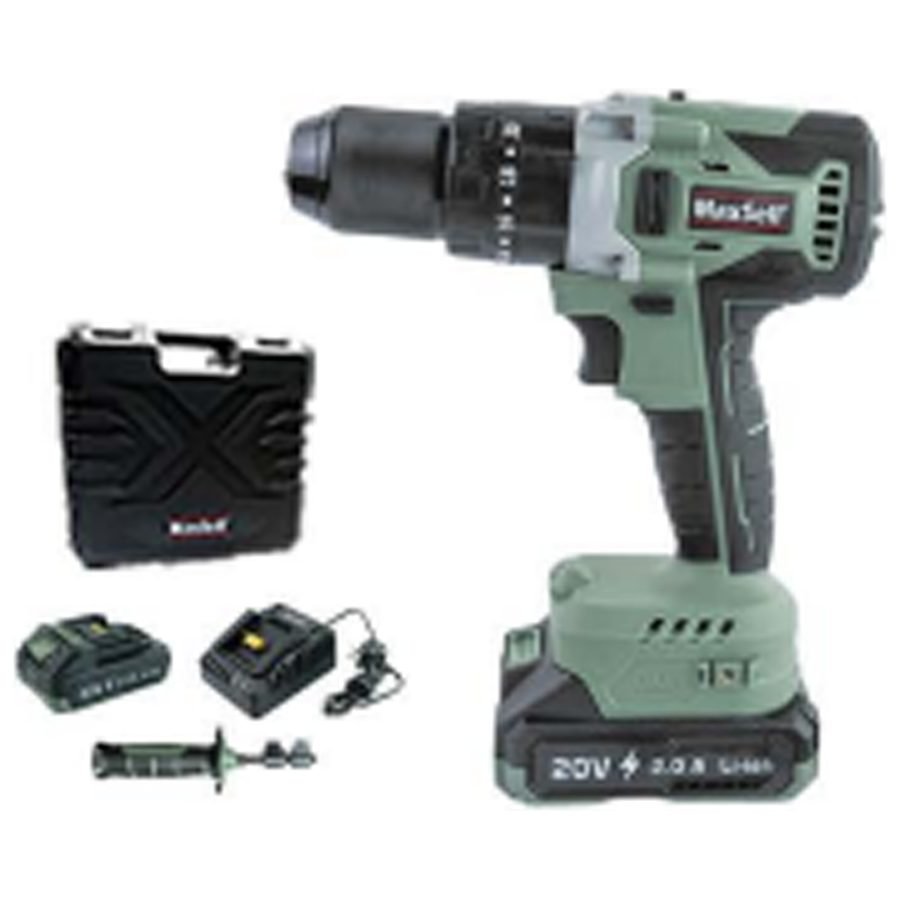 MaxSell Maxsell MCl-20V Cordless Hammer Drill 20V, Power Tools Drills & Drivers — Southend Philippines