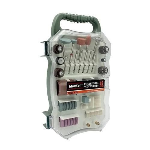 MaxSell MaxSell MDA-1082 Rotary Die Grinder Accessories 82pcs Tool Accessory Kit, Power Tools Grinders & Polishers — Southend