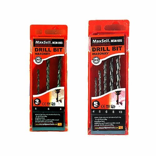 MaxSell MaxSell Masonry Drill Bit Set, Power Tools Bits, Blades & Discs — Southend Philippines