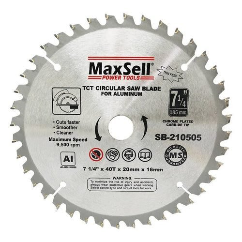 MaxSell MaxSell Tungsten Carbide Tip Circular Saw Blade Thin Kerf For Aluminum, Power Tools Bits, Blades & Discs — Southend P