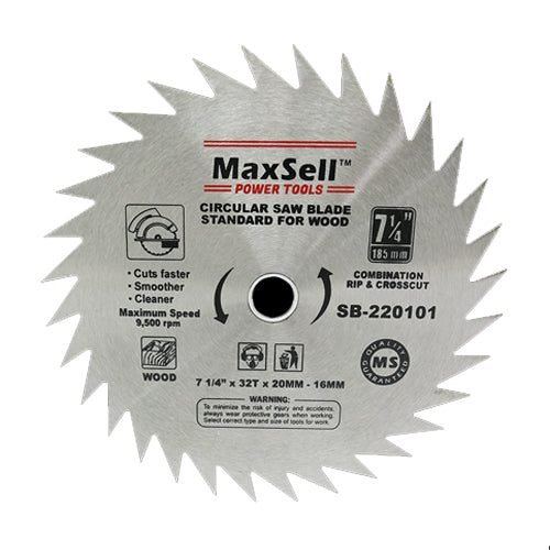 MaxSell Tungsten Carbide Tip Anti-Kickback Circular Saw Blade Thin Kerf